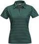 Tri Mountain Lady Dublin Poly Wide Stripe Polo