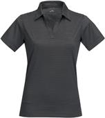 Tri Mountain Lady Elgin Poly Thin Stripe Polo