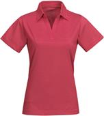 Tri Mountain Lady Elgin Poly Thin Stripe Polo