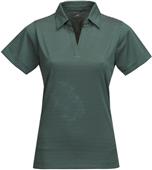 Tri Mountain Lady Elgin Poly Thin Stripe Polo