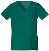 Cherokee Women's Mock Wrap Scrub Tops