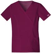 Cherokee Women's Mock Wrap Scrub Tops
