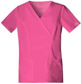 Cherokee Women's Mock Wrap Scrub Tops Cherokee Women's Mock Wrap Scrub Tops
