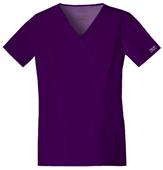 Cherokee Women's Mock Wrap Scrub Tops Cherokee Women's Mock Wrap Scrub Tops