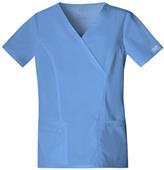 Cherokee Women's Mock Wrap Scrub Tops