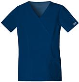 Cherokee Women's Mock Wrap Scrub Tops