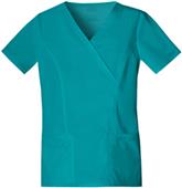 Cherokee Women's Mock Wrap Scrub Tops
