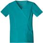 Cherokee Women's Mock Wrap Scrub Tops