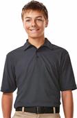 TRI MOUNTAIN Endurance Youth Waffle Knit Polo
