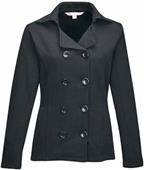 Lilac Bloom Womens Riley Fleece Peacoat