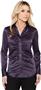 Lilac Bloom Camille Womens Matte Satin Shirt