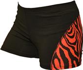 Gem Gear Cobra Orange Zebra Compression Shorts