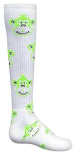 WHITE/FLUORESCENT GREEN