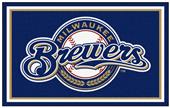 Fan Mats Milwaukee Brewers 4' x 6' Rugs Fan Mats Milwaukee Brewers 4' x 6' Rugs