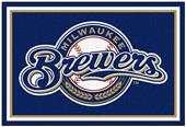 Fan Mats Milwaukee Brewers 5' x 8' Rugs Fan Mats Milwaukee Brewers 5' x 8' Rugs