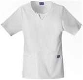 Cherokee Women's Round Scoop Neck Scrub Tops