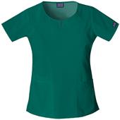 Cherokee Women's Round Neck Scrub Tops Cherokee Women's Round Neck Scrub Tops