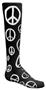 Red Lion Peace Sign athletic socks