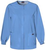 Cherokee Women's Snap Front Scrub Warmup