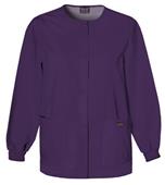 Cherokee Women's Snap Front Scrub Warmup