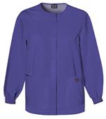 Cherokee Women's Snap Front Scrub Warmup