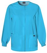Cherokee Women's Snap Front Scrub Warmup