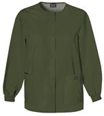 Cherokee Women's Snap Front Scrub Warmup