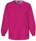 Cherokee Women's Snap Front Scrub Warmup