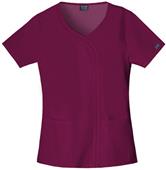 Cherokee Women's Mock Wrap Scrub Tops