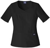 Cherokee Women's Mock Wrap Scrub Tops Cherokee Women's Mock Wrap Scrub Tops