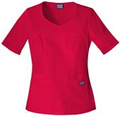 Cherokee Women's Mock Wrap Scrub Tops Cherokee Women's Mock Wrap Scrub Tops