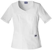 Cherokee Women's Mock Wrap Scrub Tops Cherokee Women's Mock Wrap Scrub Tops