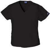 Cherokee Women's Mini Mock Wrap Scrub Tops