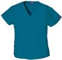 Cherokee Women's Mini Mock Wrap Scrub Tops