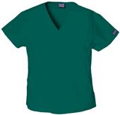 Cherokee Women's Mini Mock Wrap Scrub Tops