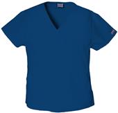 Cherokee Women's Mini Mock Wrap Scrub Tops