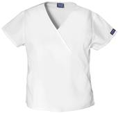 Cherokee Women's Mini Mock Wrap Scrub Tops