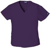 Cherokee Women's Mini Mock Wrap Scrub Tops