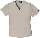 Cherokee Women's Mini Mock Wrap Scrub Tops