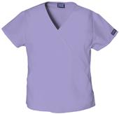 Cherokee Women's Mini Mock Wrap Scrub Tops