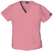 Cherokee Women's Mini Mock Wrap Scrub Tops