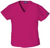 Cherokee Women's Mini Mock Wrap Scrub Tops