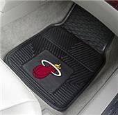 Fan Mats Miami Heat Vinyl Car Mats (set) Fan Mats Miami Heat Vinyl Car Mats (set)