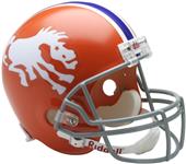 NFL Broncos (1966) Replica Full Size Helmet (TB) NFL Broncos (1966) Replica Full Size Helmet (TB)