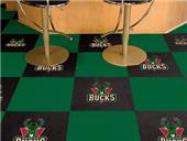 Fan Mats NBA Milwaukee Bucks Carpet Tiles