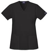 Cherokee Women's Mock Wrap Scrub Tunic Cherokee Women's Mock Wrap Scrub Tunic