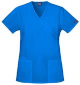 Cherokee Women's Mock Wrap Scrub Tunic