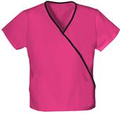 Cherokee Women's Mini Mock Wrap Scrub Top Cherokee Women's Mini Mock Wrap Scrub Top