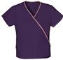 Cherokee Women's Mini Mock Wrap Scrub Top