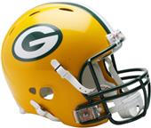 NFL Packers On-Field Full Size Helmet (Revolution)
